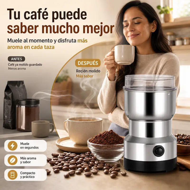 Molino Eléctrico de Cocina | Más frescura, aroma y sabor en casa