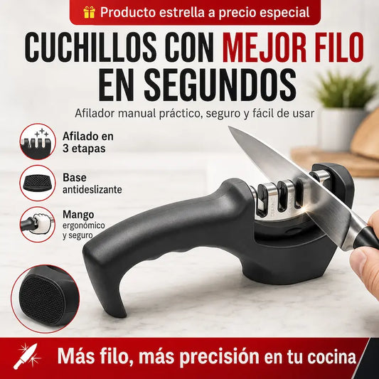 Afilador Manual de Cuchillos