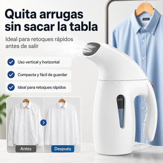 Vaporizador Portátil de Ropa | Ropa Lisa y Presentable en Minutos