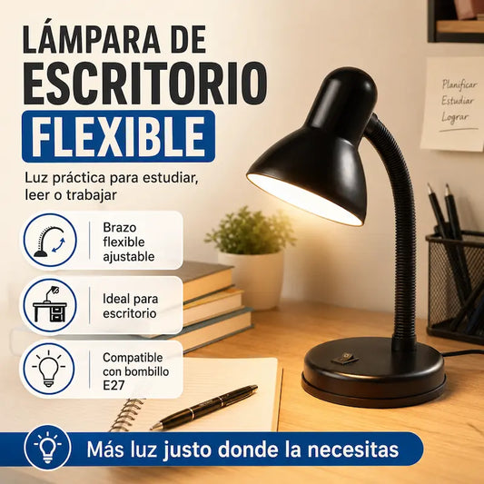 Lámpara de Escritorio Flexible