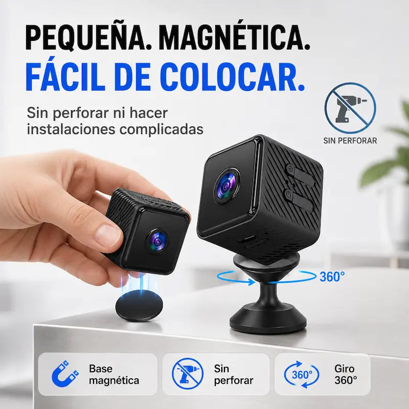 Mini Cámara WiFi HD con Monitoreo desde el Celular
