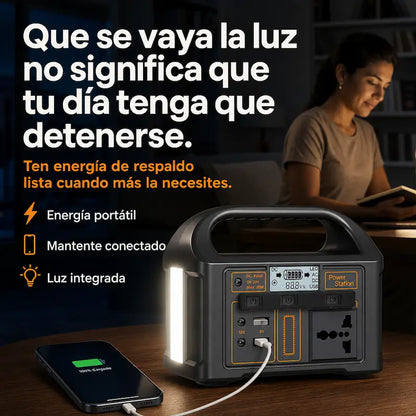 Estación de Energía Portátil | Mantén tu día en marcha durante apagones