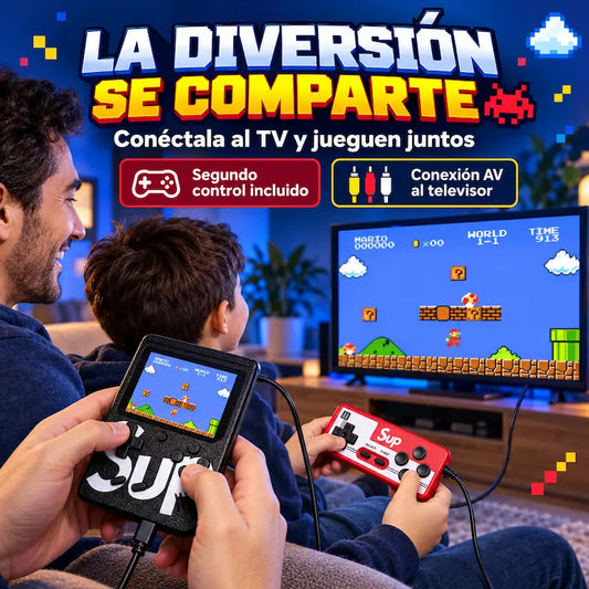 Consola Retro Portátil SUP 400 en 1 | Tus clásicos, ahora para su diversión